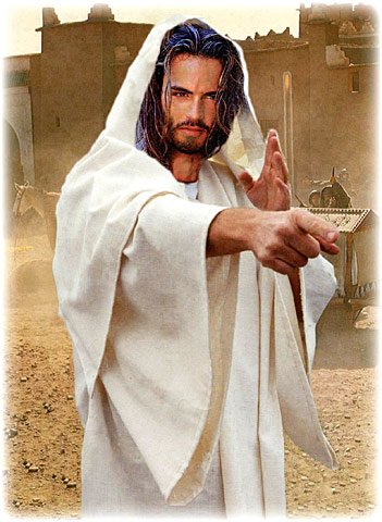Zeal for God’s House, composite digital image by L. Lovett, 2006