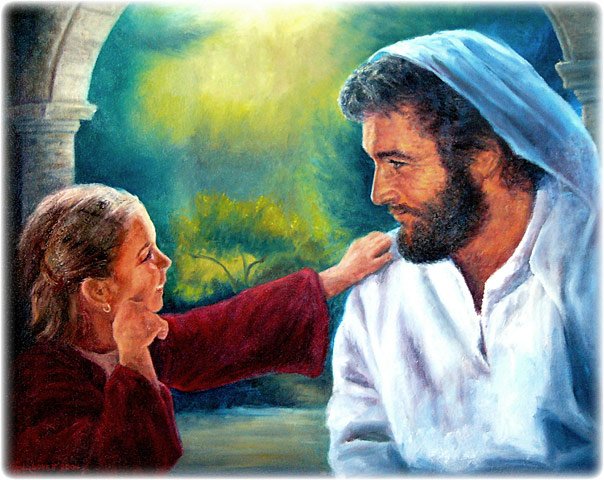 Precious Presence, original oil painting on canvas by L. Lovett, size 16 x 20 inches, July 2004