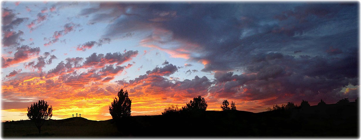Colors of His Love, composite digital image by L. Lovett, September 2007