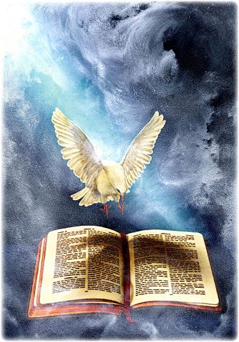 Spirit of Life, original oil painting on canvas by L. Lovett, size 24 x 18 inches, December 1984