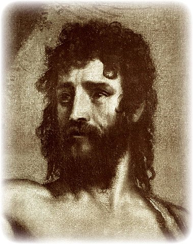 John the Baptist Announcing the Messiah, original oil painting on canvas by Titian (Tiziano Vecellio), circa 1487-1576